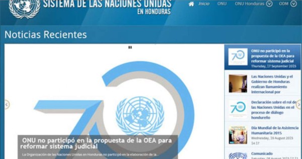 ONU desconoce propuesta de OEA para reformar sistema judicial