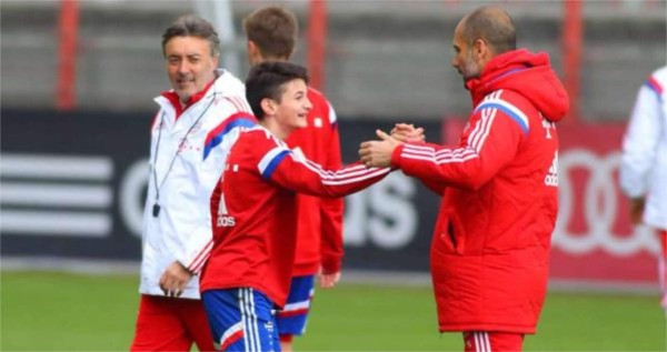 Niño de 15 años entrena con el Bayern Múnich