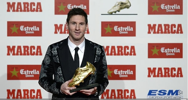 Vídeo: Messi recibió su tercera Bota de Oro