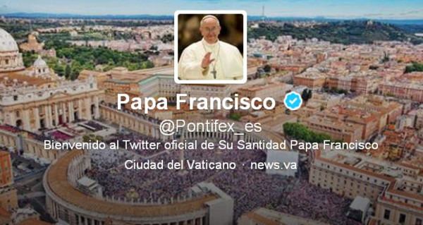 La cuenta en Twitter del papa Francisco alcanza los 12 millones de seguidores  