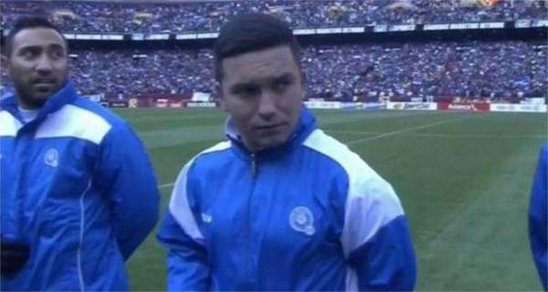 Confunden himno de El Salvador previo al amistoso ante Argentina
