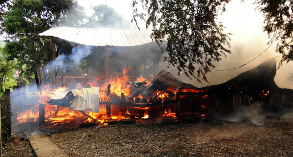 Incendio consume centro de diversión en El Progreso