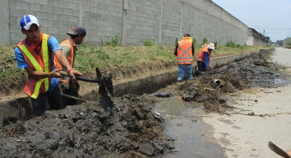 Buscan prevenir inundaciones y daños con limpieza de canales y sistema pluvial