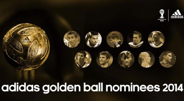 Los candidatos al Balón de Oro del Mundial de Brasil 2014