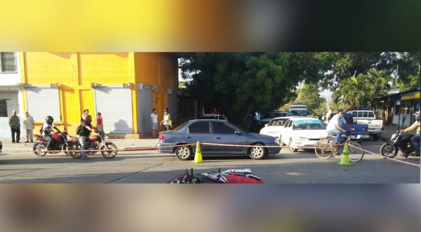 Motociclista mata por la espalda a otro motociclista en San Pedro Sula