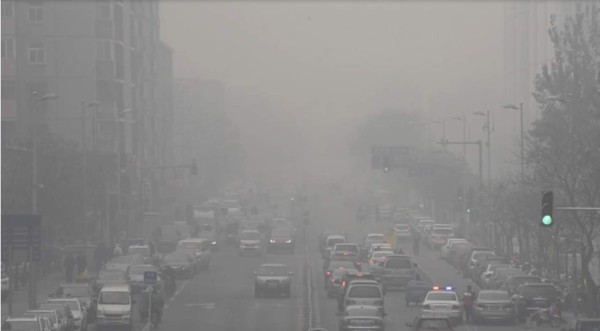 Récord de contaminación en China