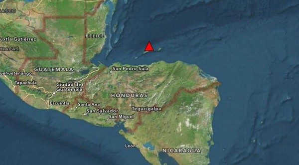 Honduras: reportan sismo de 4.8 en Islas de la Bahía