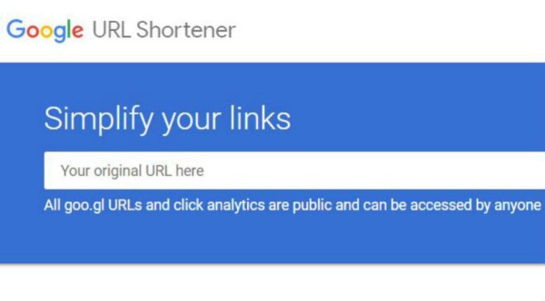 Google dejará de dar soporte a su acortador de URL