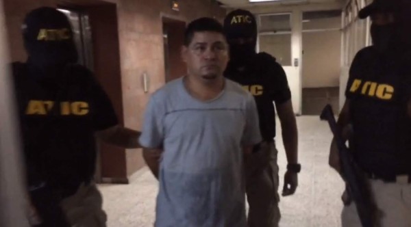El detenido, Hugo Renán Peraza Molina.