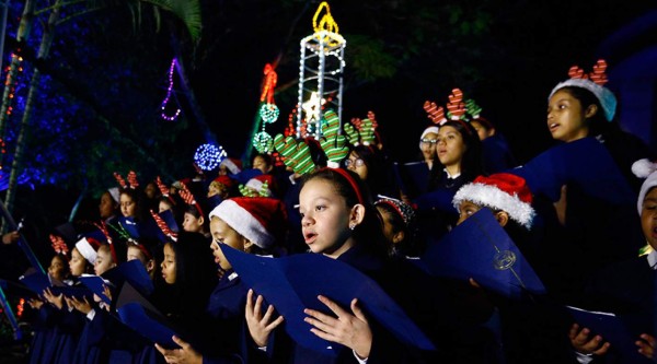 Inauguran las fiestas navideñas en Honduras