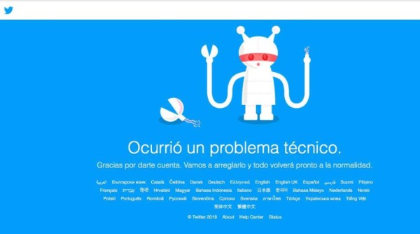 Twitter vuelve a la vida después de una breve falla