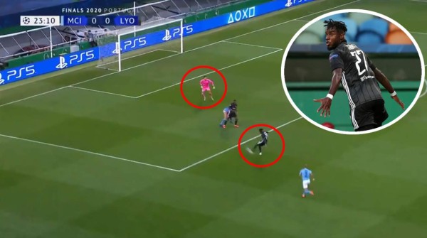 VIDEO: El gol con el que abrió el marcador el Lyon contra Manchester City