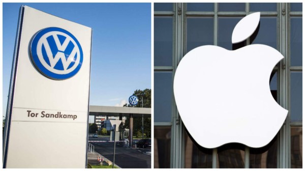 Apple se asocia a VW para desarrollar carros autónomos