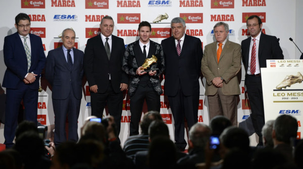 Vídeo: Messi recibió su tercera Bota de Oro