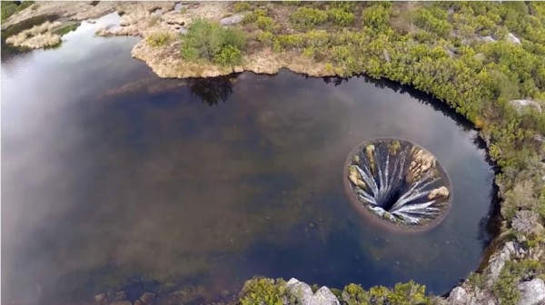 Graban con un dron un impresionante fenómeno en Portugal
