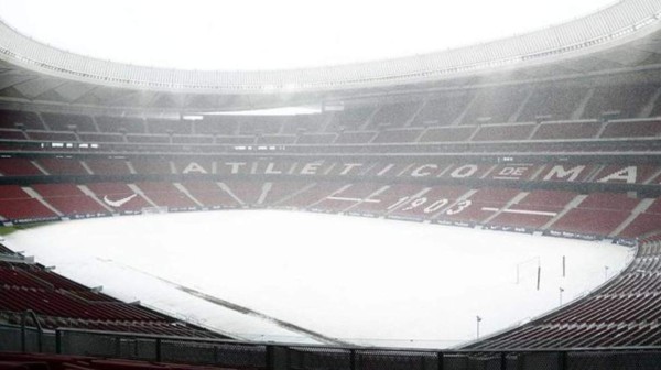 Atlético Madrid - Athletic, suspendido debido al temporal de nieve