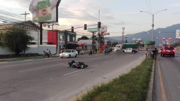 Universitario muere en accidente de motocicleta en San Pedro Sula