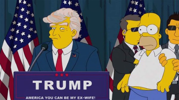 Los Simpson arremeten contra Donald Trump