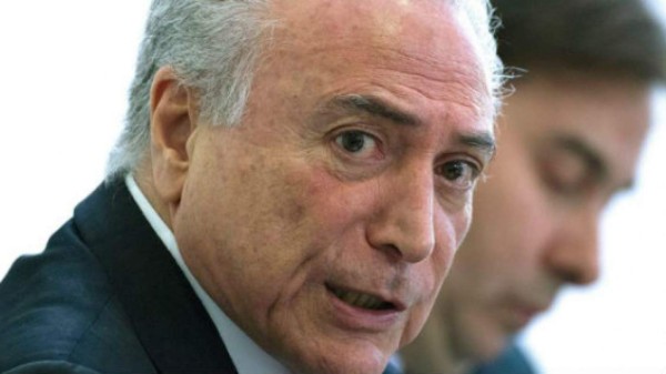 Denuncia por corrupción contra Temer llega a la Cámara de Diputados de Brasil