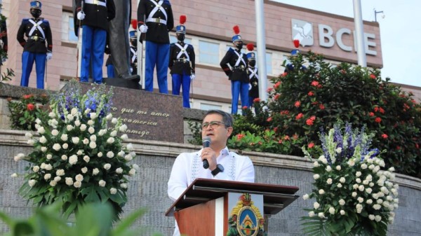 Autoridades conmemoran el 199 aniversario de independencia de Honduras