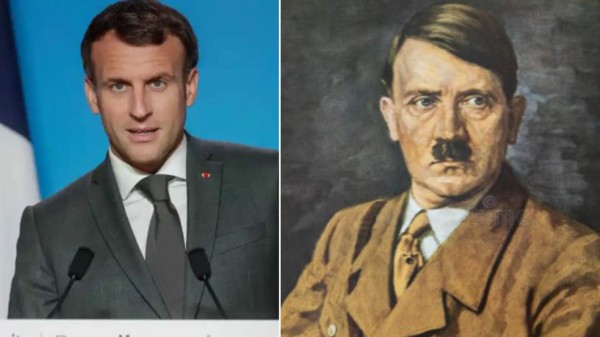 Condenan a un hombre por comparar al presidente de Francia con Hitler  