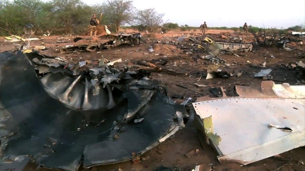 Hallan la segunda caja negra del vuelo AH5017 de Air Algérie