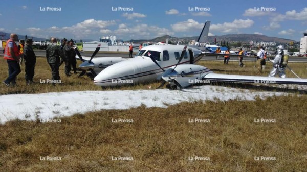 De gran hazaña califican aterrizaje de emergencia de avioneta en Toncontín