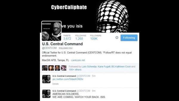Alerta en EUA: Isis hackeó cuentas de Twitter del Pentágono