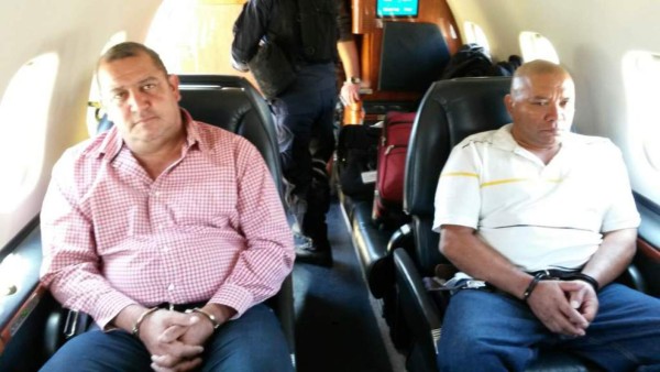 Los hondureños Carlos Arita y José Amaya, supuestos integrantes del cartel de los Valle Valle, fueron extraditados a los EUA.