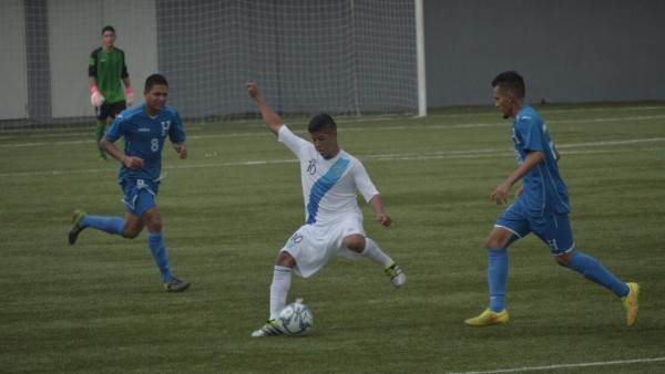 Sub-20 de Honduras rescató el empate ante Guatemala