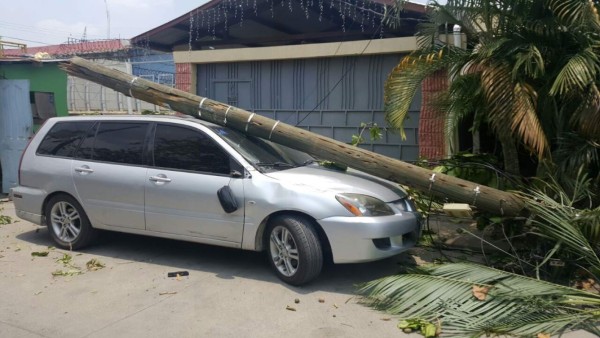 Rastra se lleva cables de energía y deja a oscuras parte de la Satélite