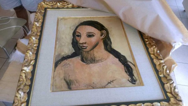 Llega a Madrid la obra de Picasso 'Cabeza de mujer joven'