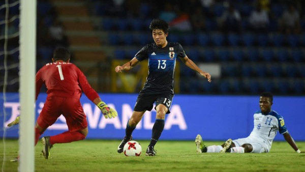 Honduras fue humillada por Japón en el Mundial Sub-17