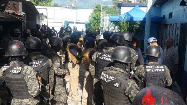 Realizan el sexto operativo en el centro penal de San Pedro Sula