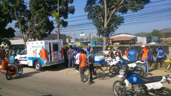 El hecho ocurrió en el bulevar del este a la altura del desvío al sector Santa Marta.