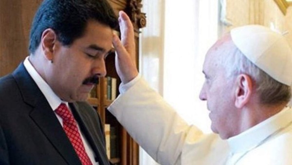 Maduro se reúne con el Papa antes de volver a Venezuela