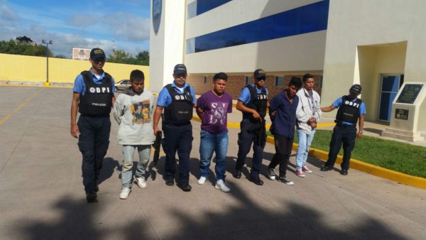 Honduras captura a seis jóvenes tras un allanamiento en Tegucigalpa