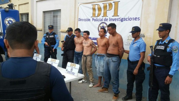 Caen 4 pandilleros con armas de grueso calibre en La Lima, Cortés