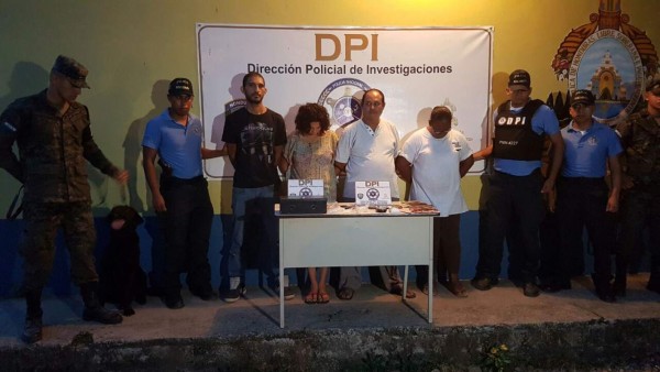 Capturan a cuatro personas en La Ceiba, Atlántida