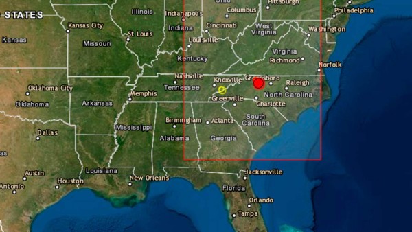 Un fuerte sismo sacude Carolina del Norte
