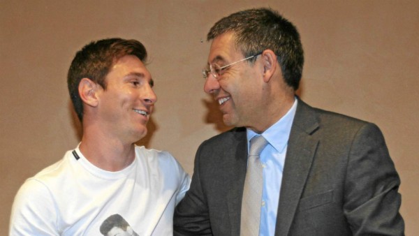 Bartomeu garantiza la continuidad de Messi en el Barcelona