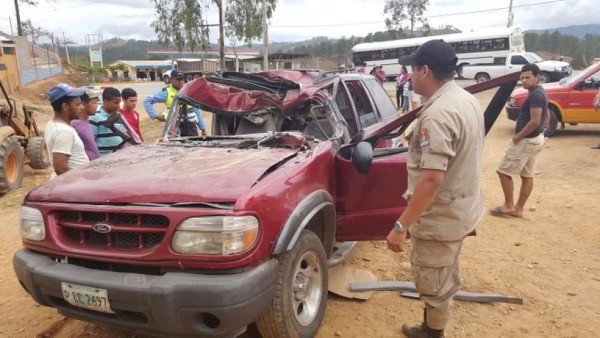 Honduras registra cinco accidentes viales en distintas zonas