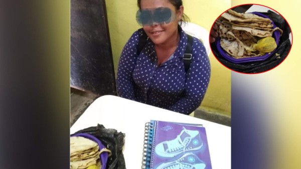 En paquete de tortillas mujer intentó introducir supuesta droga al penal de Yoro