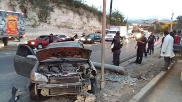 Dos muertos en dos accidentes en bulevar FFAA de Tegucigalpa