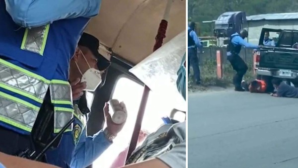 Videos evidencian abuso de autoridad de policías durante la pandemia en Honduras