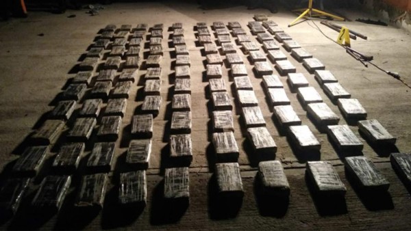Decomisan 214 kilos de cocaína en el este de Guatemala