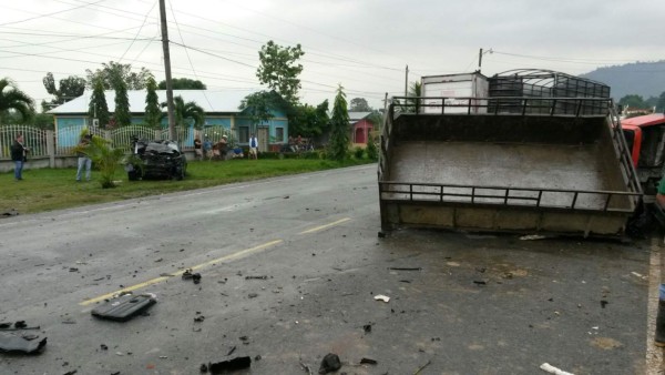 Ocho heridos deja accidente en La Masica, Atlántida