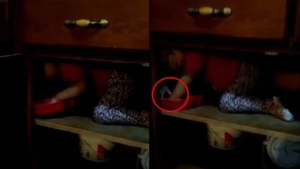 Video viral: ¿Un fantasma? Graba a su sobrina jugando y aparece algo escalofriante