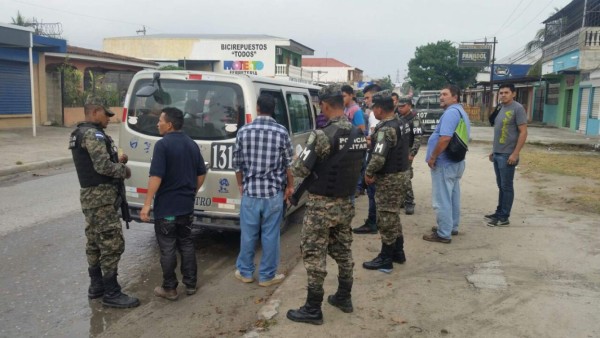 Intensifican operativos en buses para evitar asaltos y extorsiones