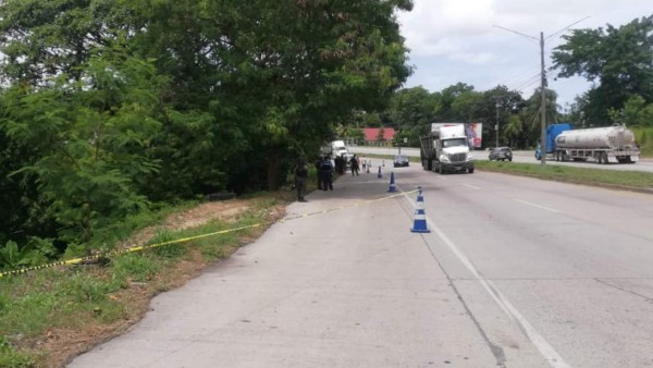 Hallan el cadáver de un hombre a la altura de aldea La Posona, Puerto Cortés